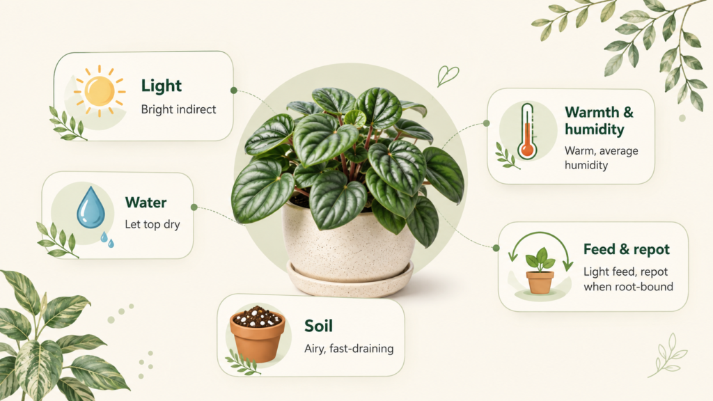 Peperomia Plant Care Guide: How to Grow Healthy Peperomia Indoors