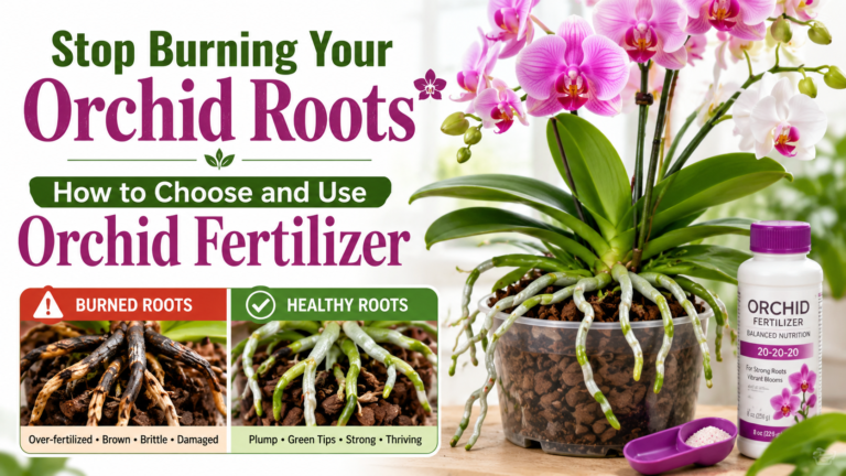 Stop Burning Your Orchid Roots: How to Choose and Use Orchid Fertilizer