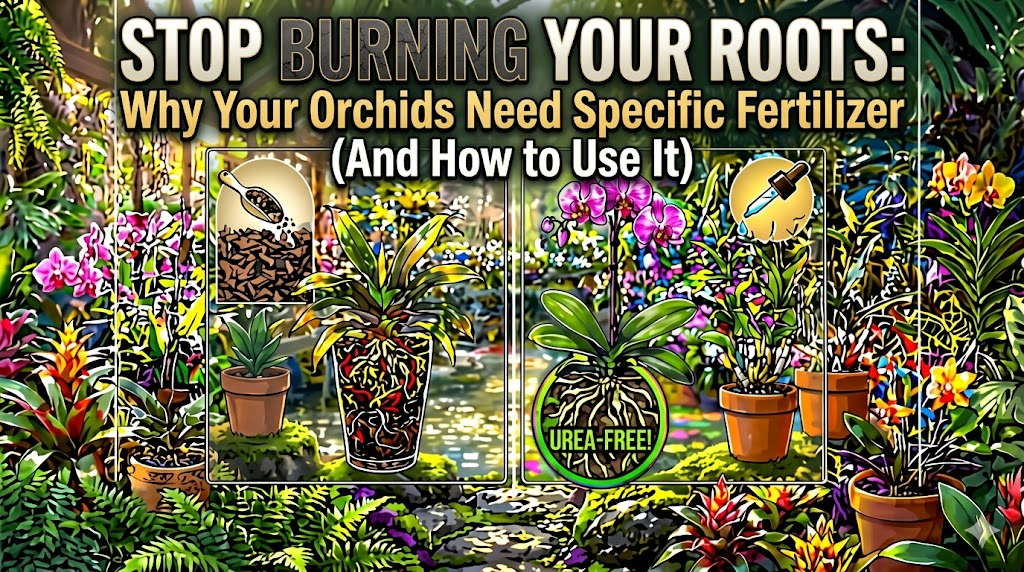 Stop Burning Your Roots: Why Your Orchids Need Specific Fertilizer (And How to Use It)