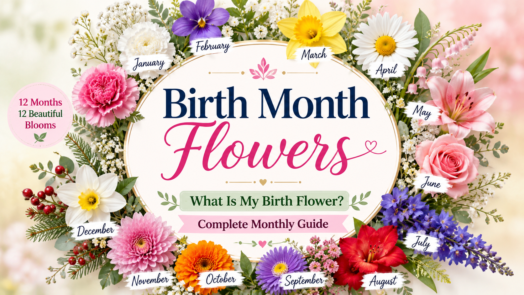 Birth Month Flowers: What Is My Birth Flower? Complete Monthly Guide birth month flowers
