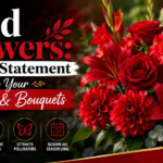 red flowers