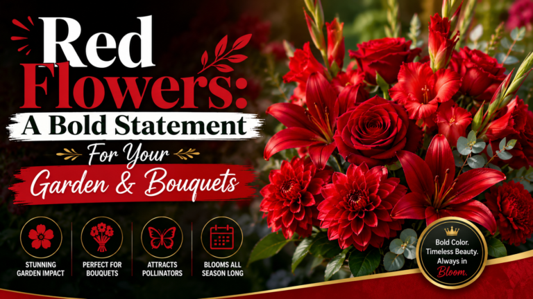 red flowers