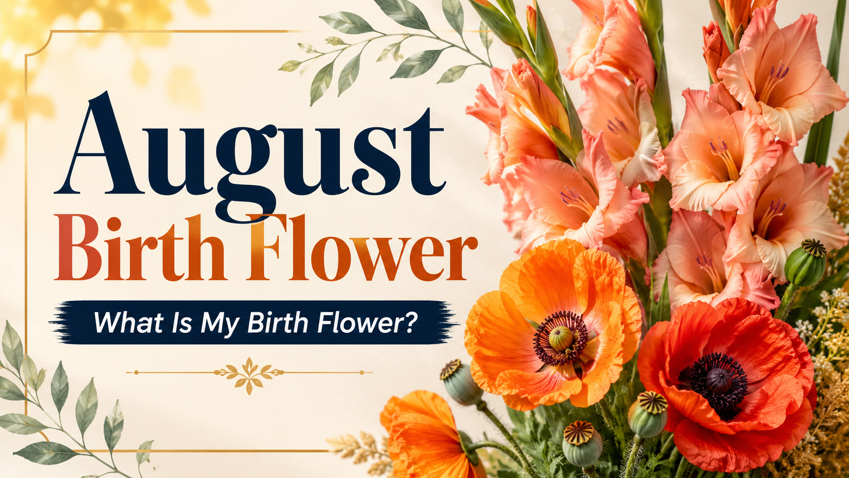 august birth flower