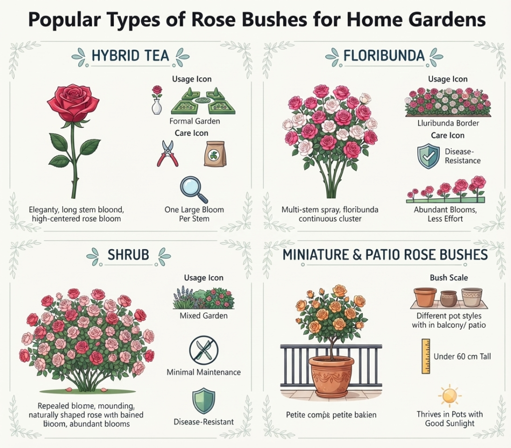 Rose Bushes Guide: How to Grow, Care for, and Maintain Beautiful Roses
