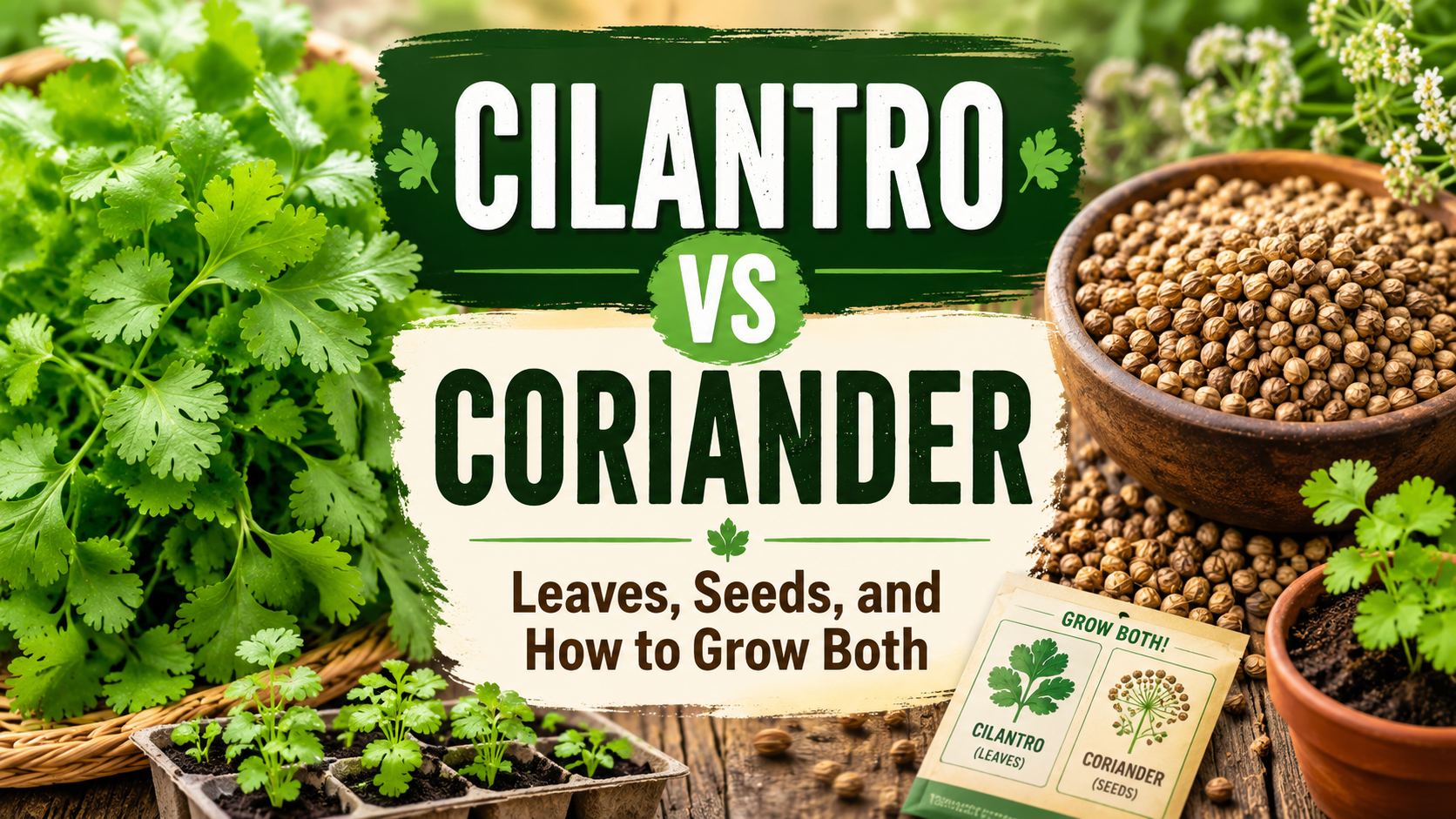Cilantro vs Coriander: Leaves, Seeds, and How to Grow Both