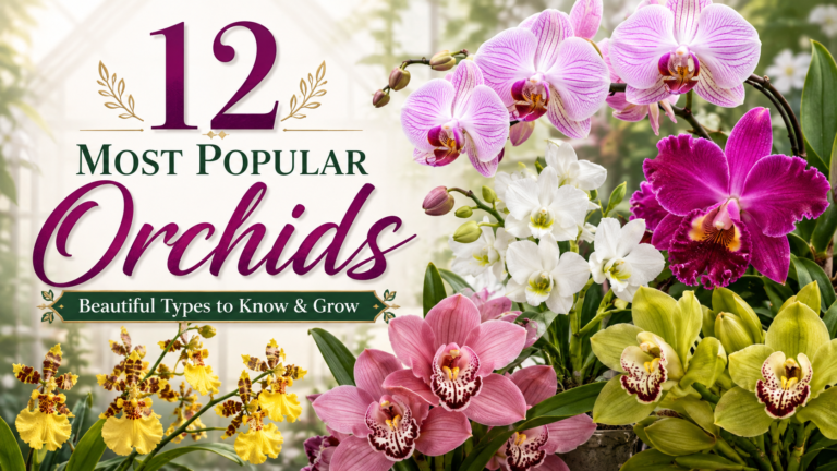 12 Most Popular Orchids: Beautiful Types to Grow at Home