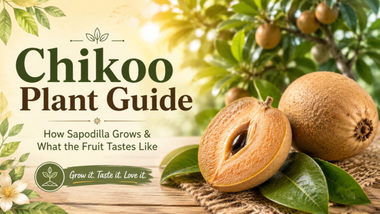 Chikoo Plant Guide: How Sapodilla Grows and What the Fruit Tastes Like