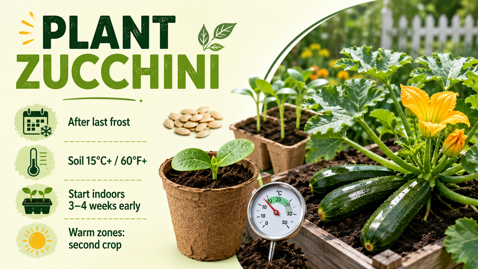 How to Grow Zucchini Plant & Squash: Planting & Care Guide How to grow zucchini plant and squash with healthy leaves and fresh green zucchini
