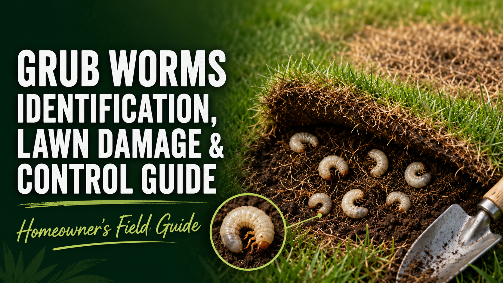 Grub Worms: Identification, Lawn Damage & Control Guide Grub worms in soil beneath damaged grass roots