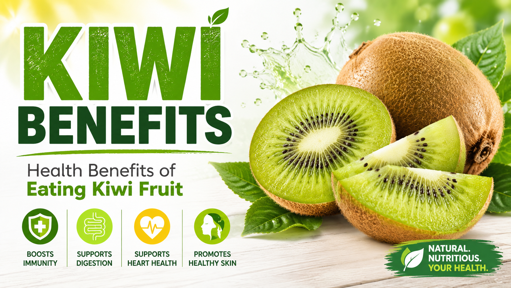 Kiwi Benefits: The Health Benefits of Eating Kiwi Fruit