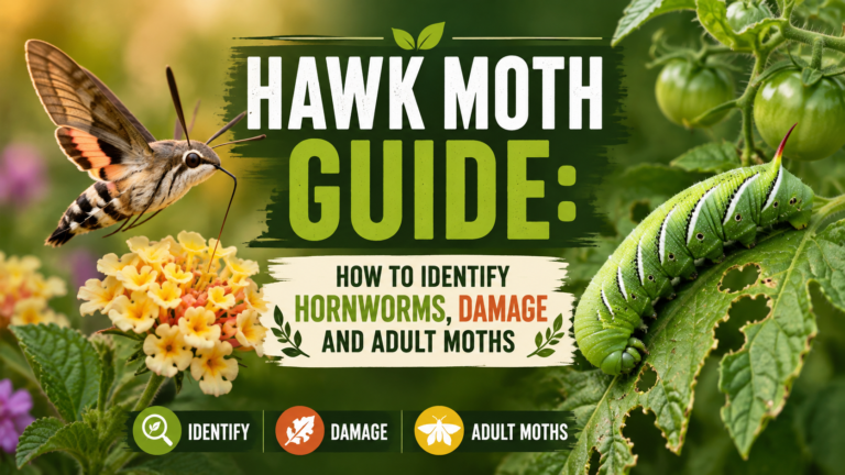 Hawk Moth Guide: How to Identify Hornworms, Damage and Adult Moths