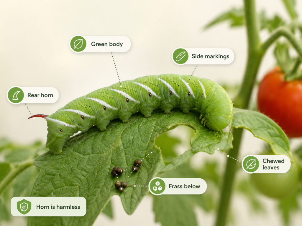 Hawk Moth Guide: How to Identify Hornworms, Damage and Adult Moths