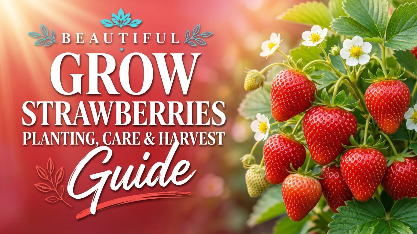How to grow strawberries with healthy plants and ripe berries in a home garden