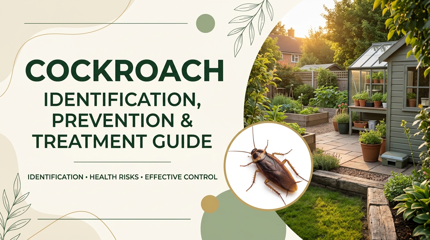 Cockroach pest control treatment in a clean home to prevent and eliminate an infestation
