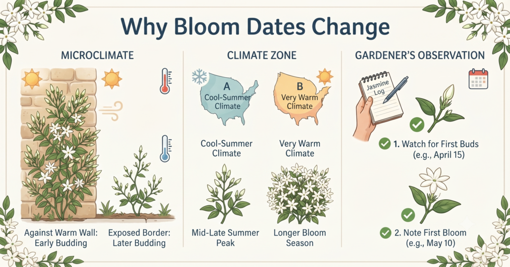 When Does Jasmine Bloom? Bloom Times by Variety