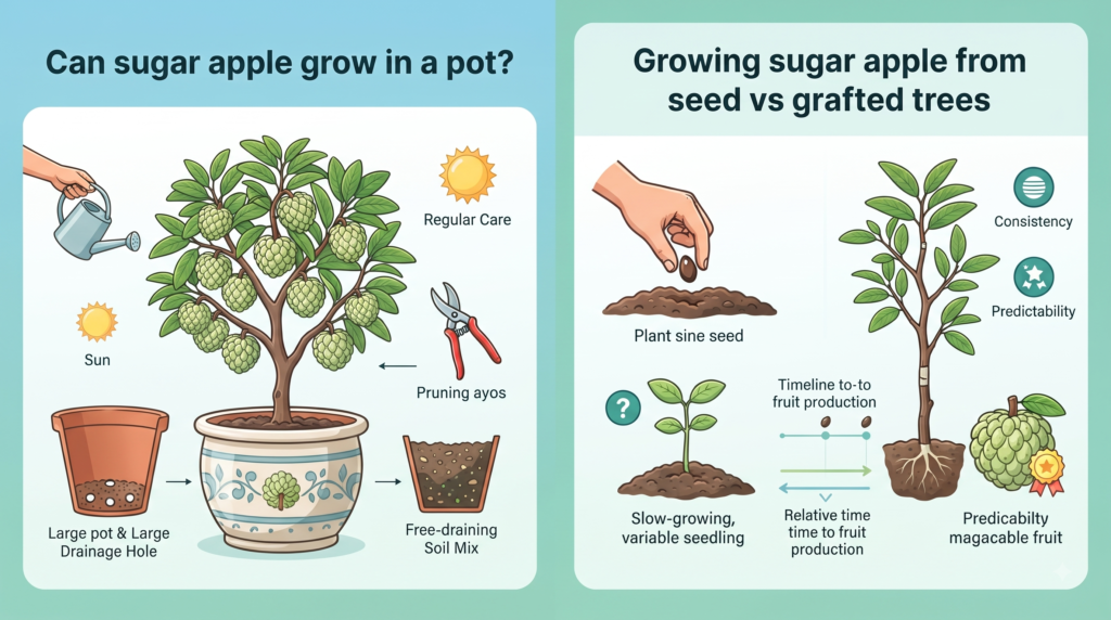 Sugar Apple Tree and Fruit Guide: Taste, Growing Basics, and Care