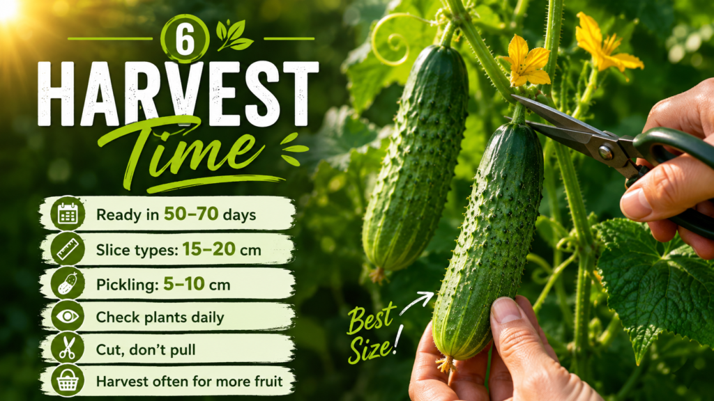 How to Grow Cucumber Plant: Planting, Care & Harvest Guide How to grow cucumber plant and harvest fresh green cucumbers at the right time