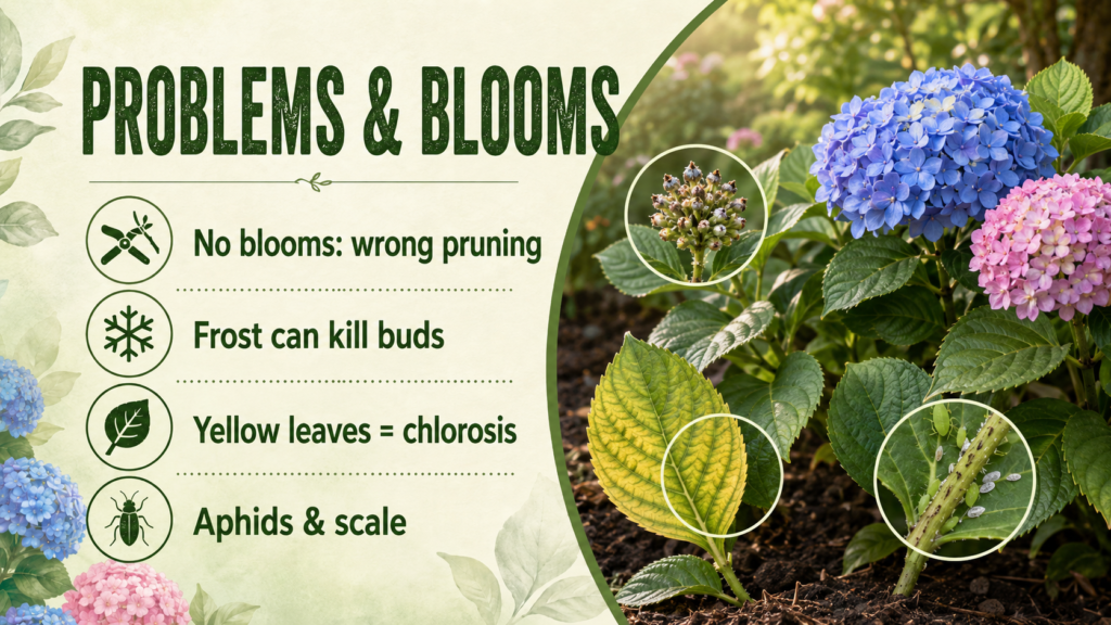 How to grow hydrandea while protecting leaves and flowers from common garden pests