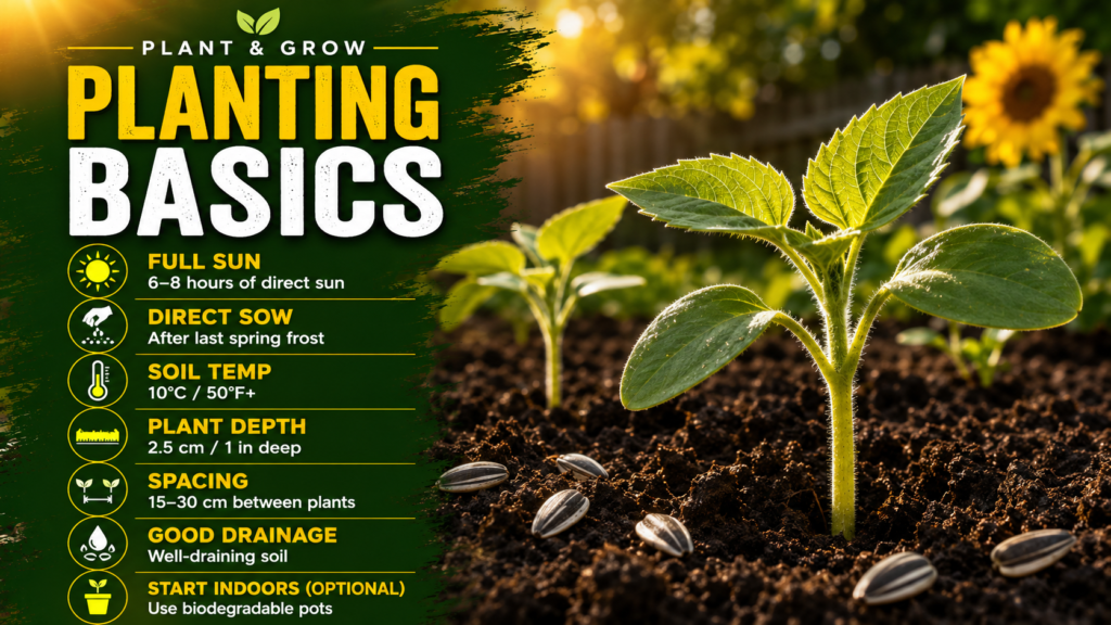 How to Planting Sunflower Seeds: Growing & Care Guide Planting sunflower seeds in prepared garden soil
Sunflower seeds placed in a shallow hole before planting
