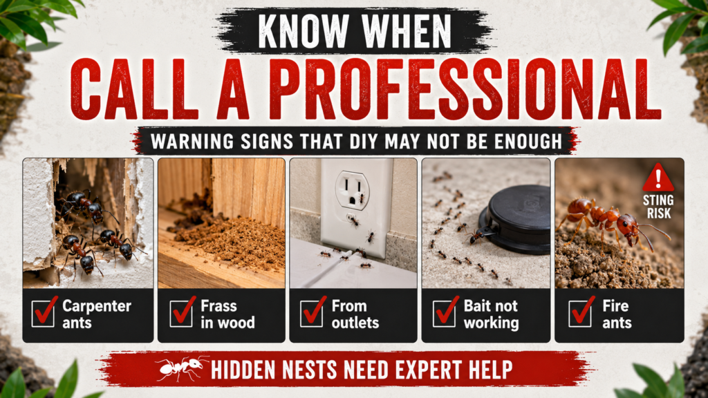 How to Get Rid of Ants: Identification & Control Guide Pest control professional inspecting a garden for a large or persistent ant infestation.