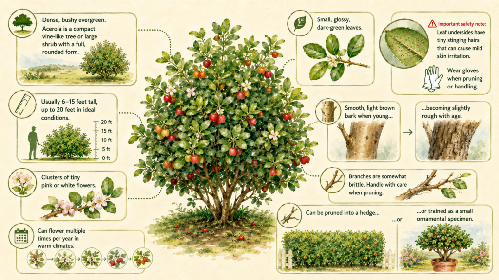 Acerola Fruit: Taste, Nutrition, Benefits & Growing Notes