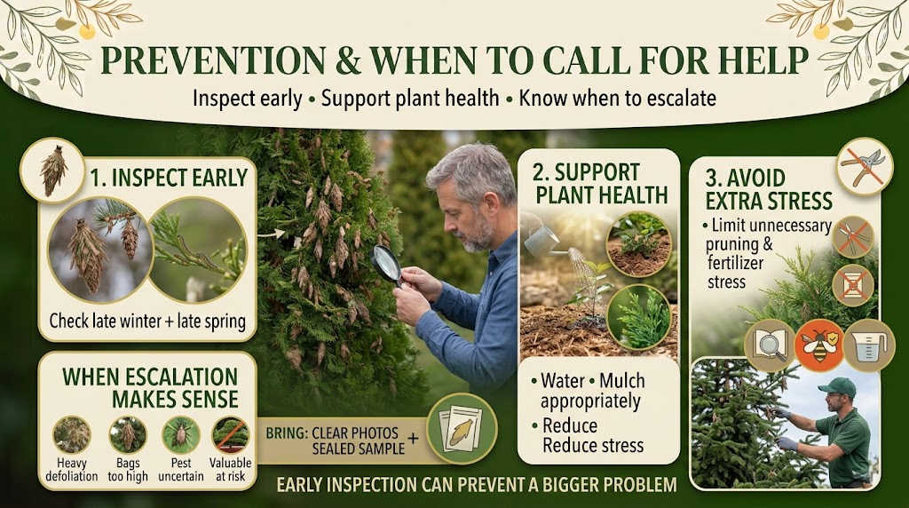 agworm prevention through regular plant inspection and signs that professional pest control may be needed.