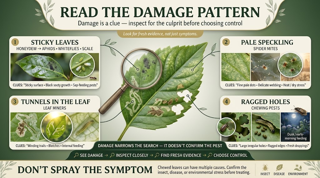  Reading plant damage patterns to identify common garden pests