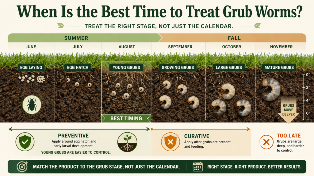 Grub Worms: Identification, Lawn Damage & Control Guide
