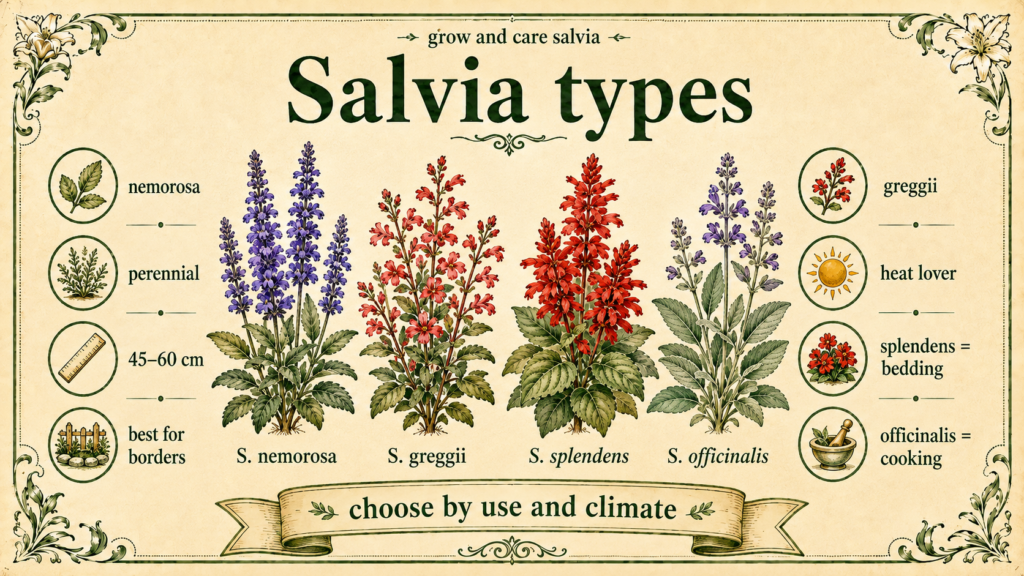 What Is Salvia Plant: Types, Uses, Growing and Care Guide